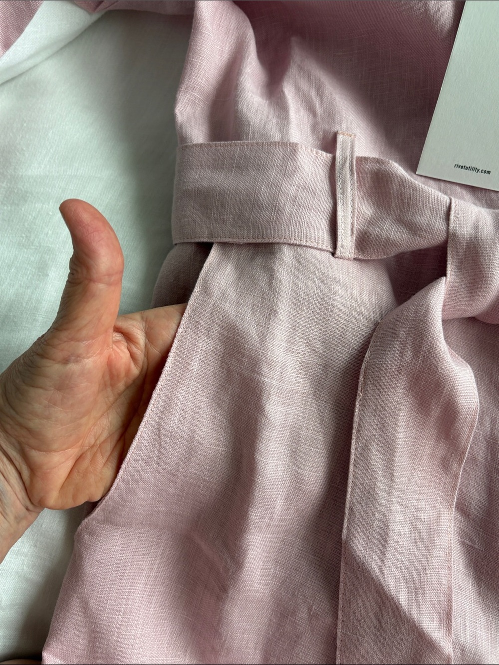 Linen Romper by RIVET UTILITY - Picture 5 of 12